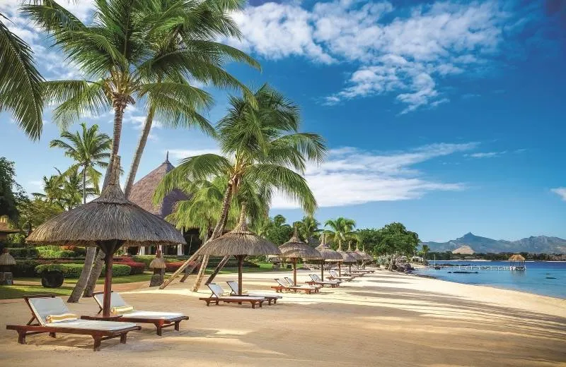 Plážový hotel The Oberoi Resort, na ostrově Mauritius