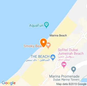 THE BEACH at JBR Map