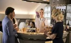 Emirates A380: New interior for lounge in Business and First Class