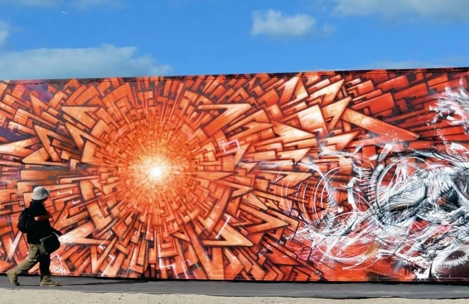 Street Art na periférii Dubaja