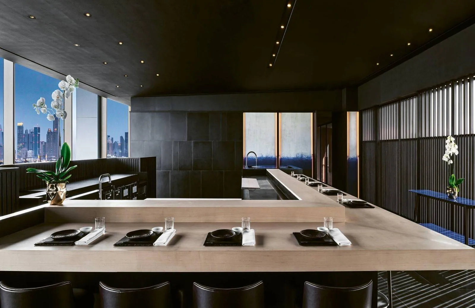 9-miestna sushi reštaurácia Hōseki v hoteli Bulgari Resort Dubai