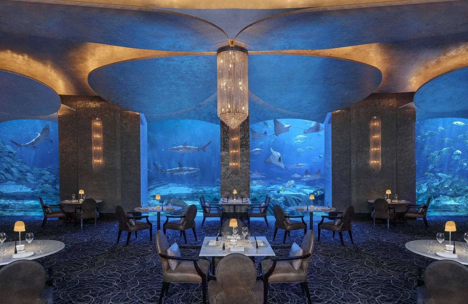Reštaurácia Ossiano hotela Atlantis The Palm
