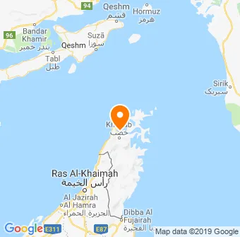 Musandam Cruise Map