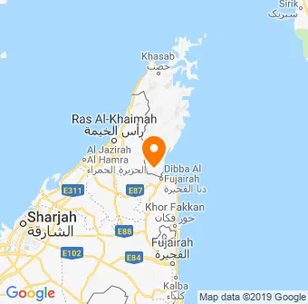Dibba Dhow Cruise Map
