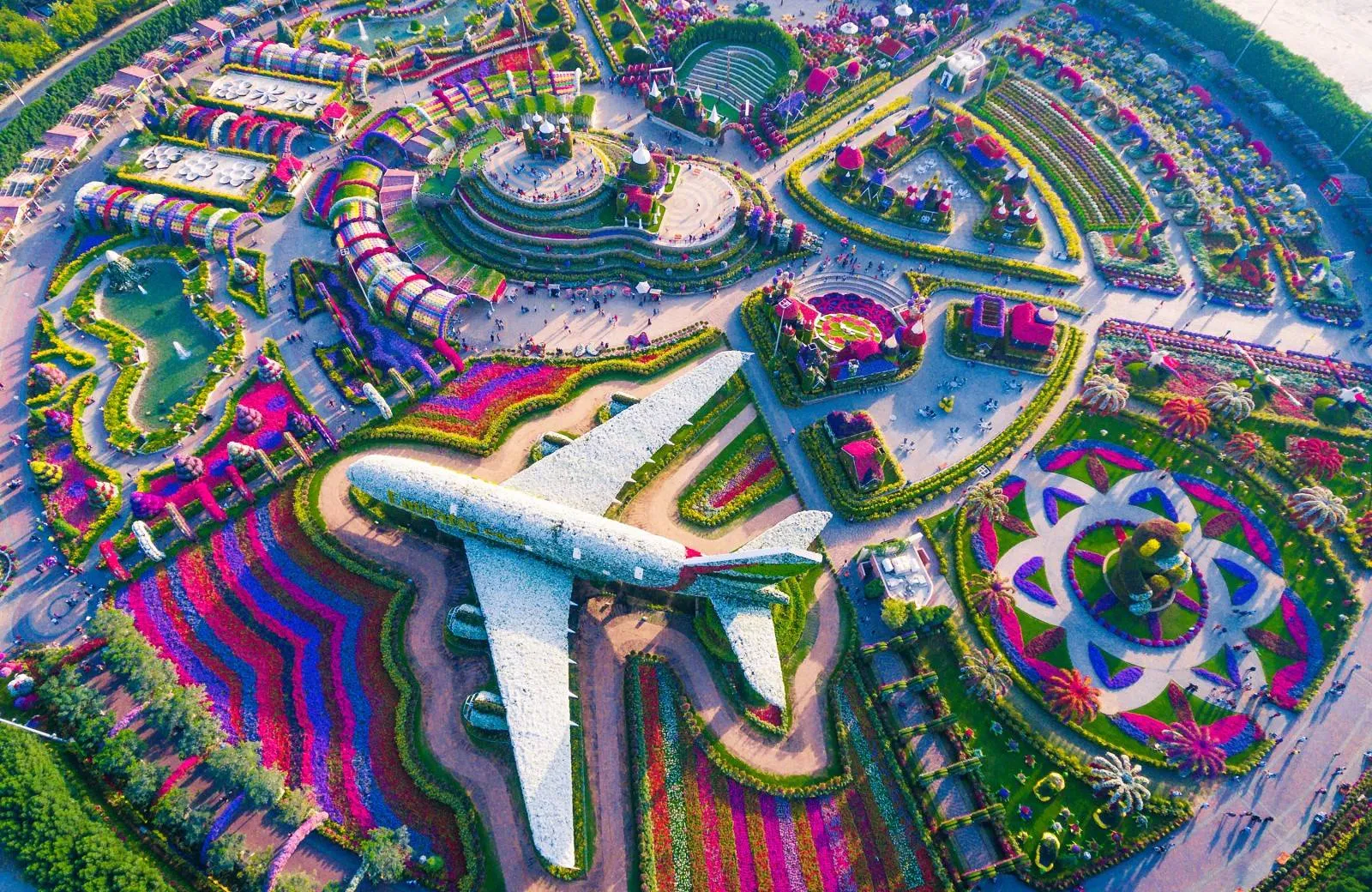 The largest flower garden in the world - Dubai Miracle Garden, United Arab Emirates