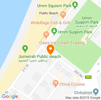 Jumeirah Corniche Map