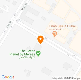 The Green Planet Dubai Map