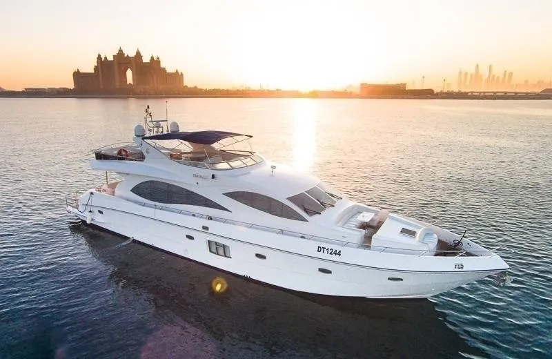 Luxury yacht in Dubai
