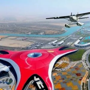 Let hydroplánom Abu Dhabi