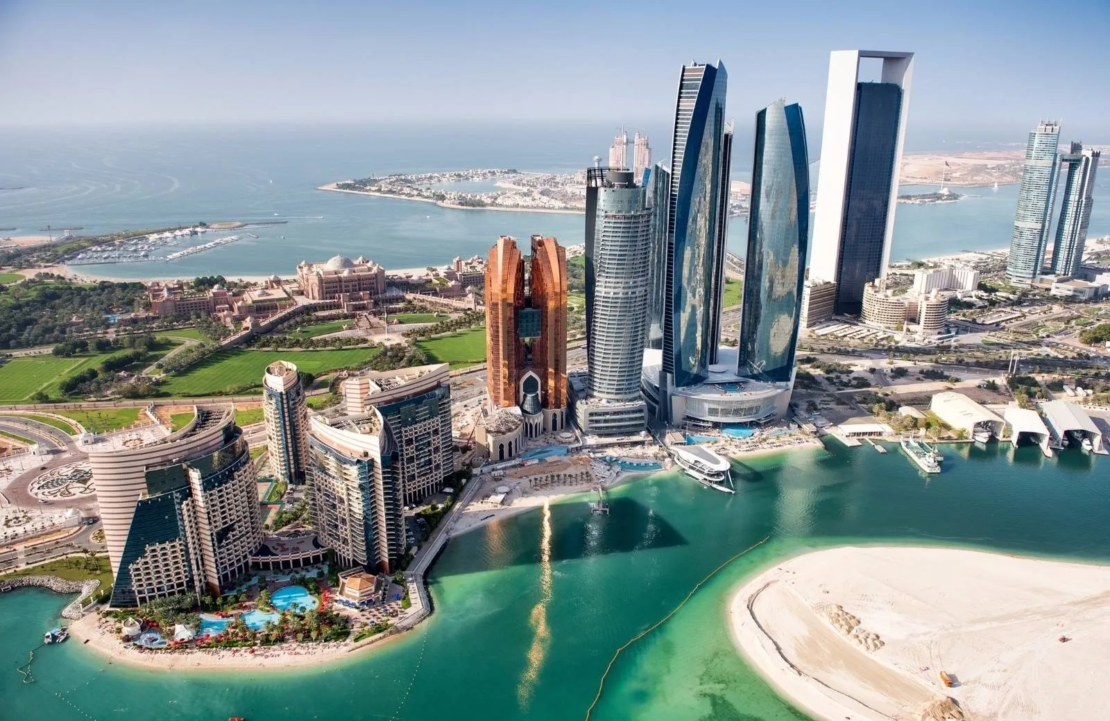 Let hydroplánom Abu Dhabi