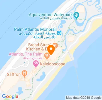 Nobu, Atlantis The Palm Map