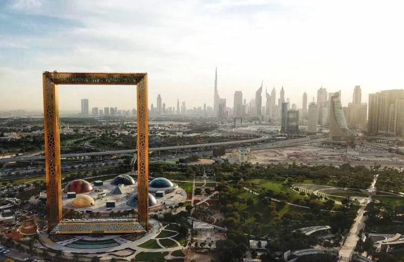 Atrakcia Dubai Frame, Spojené Arabské Emiráty