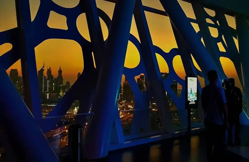 Atrakcia Dubai Frame, Spojené Arabské Emiráty