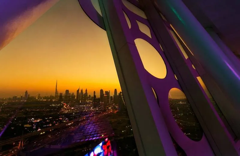 Atrakcia Dubai Frame, Spojené Arabské Emiráty