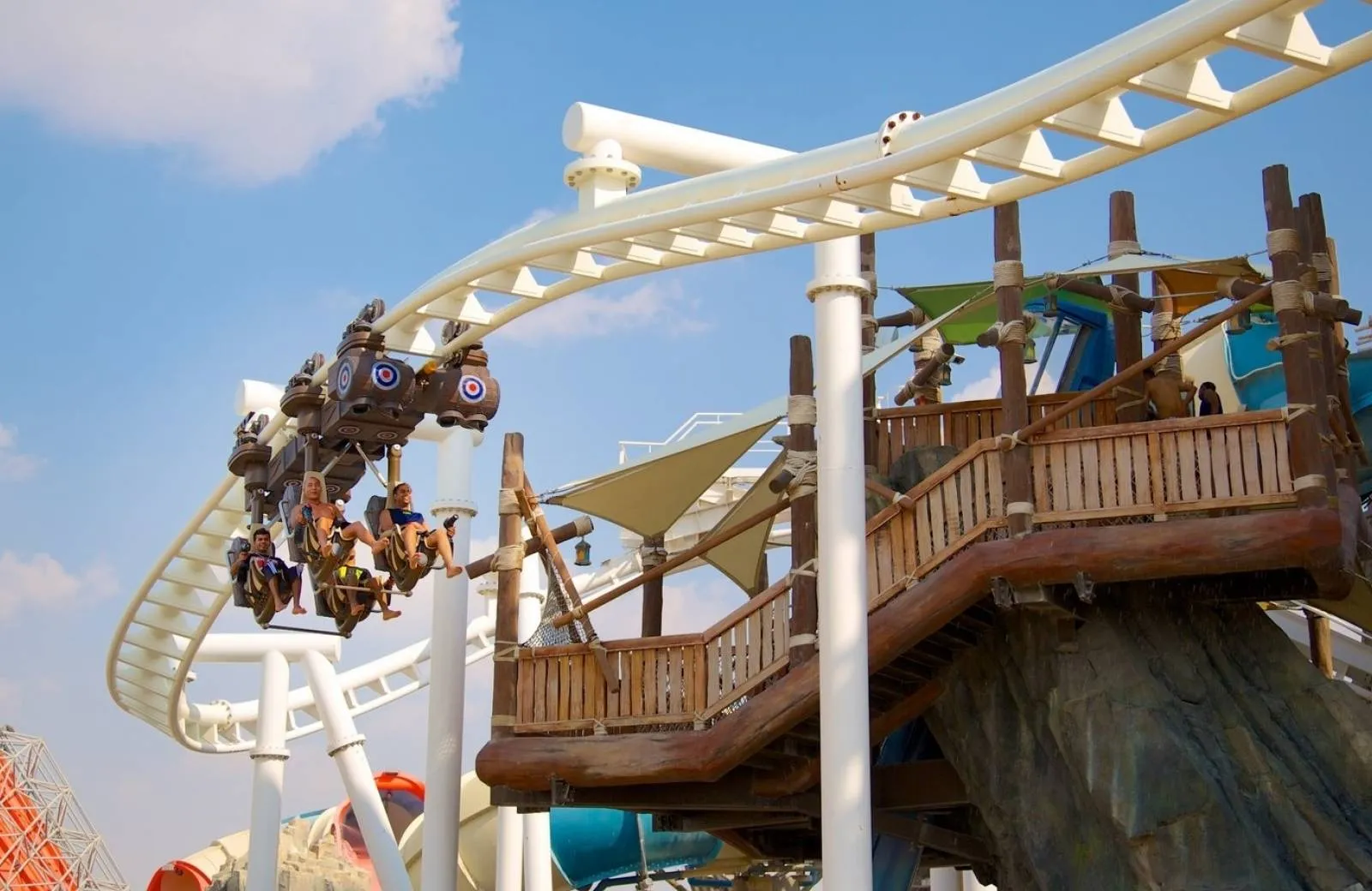 Aquapark Yas Waterworld v Abu Dhabi, Spojené Arabské Emiráty