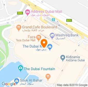 Dubai Aquarium & Water Zoo Map