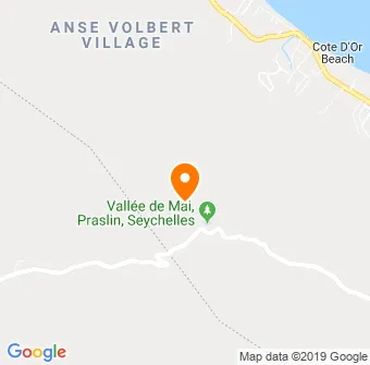 Vallée de Mai Nature Reserve Map