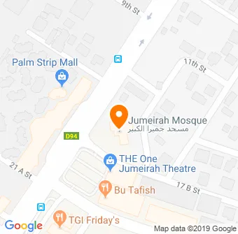 Jumeirah Mosque Map
