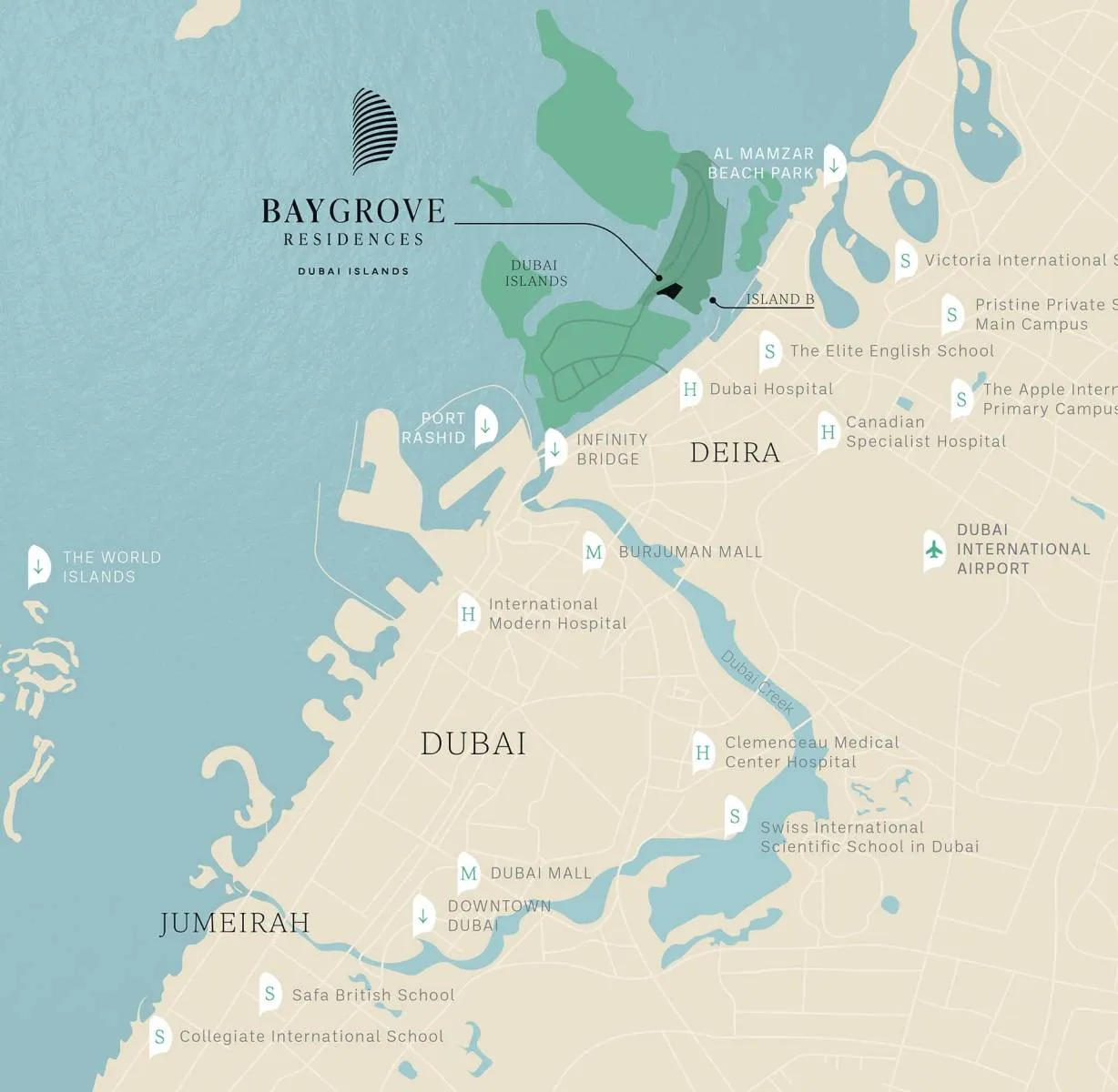 Bay Grove Residence by Nakheel, Dubaj