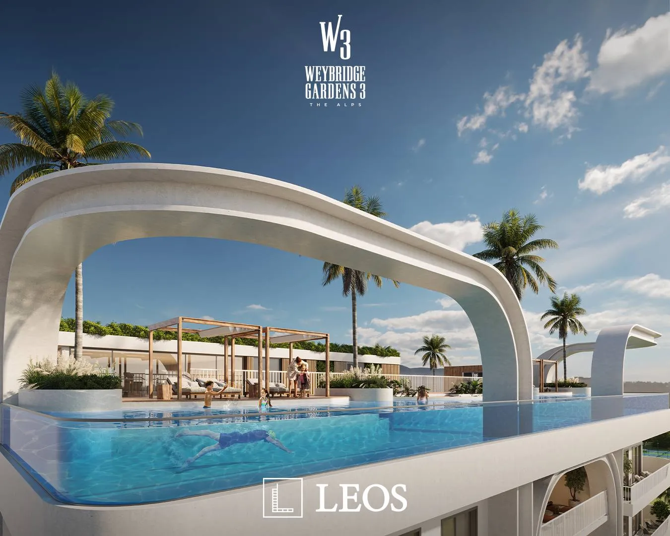 Weybridge gardens by LEOS, Dubai