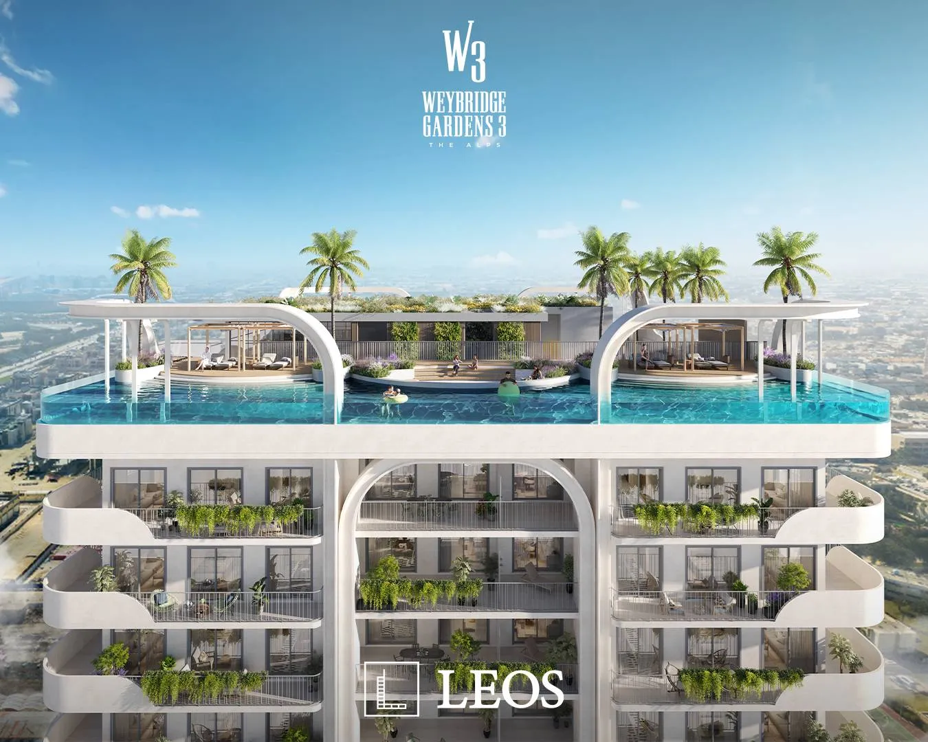 Weybridge gardens by LEOS, Dubai